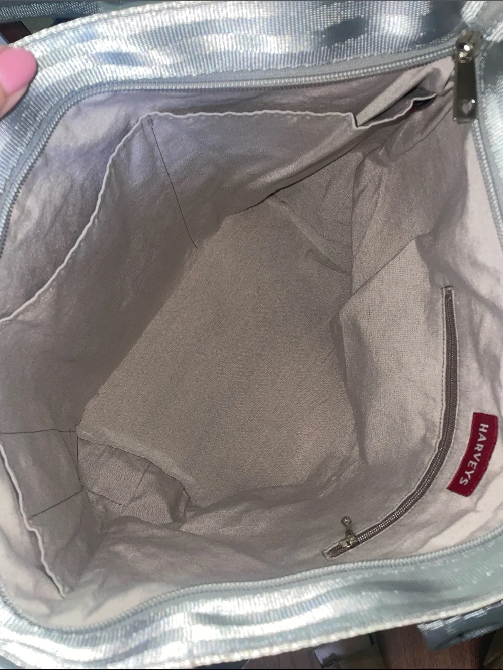 Harveys vanilla/yellow/dove medium streamline tote